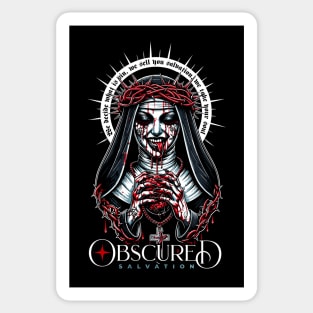 Blasphemous Anti-Religion Gothic Design – Atheist & Agnostic Gift Idea Sticker